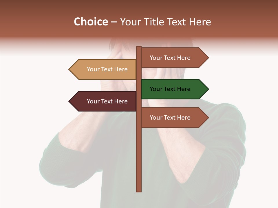 Depression Isolated Casual PowerPoint Template