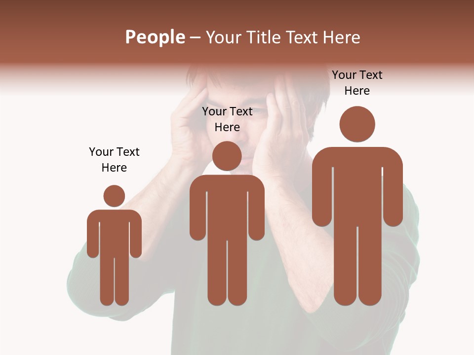 Depression Isolated Casual PowerPoint Template