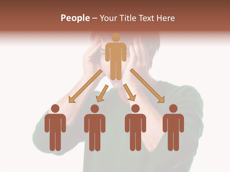 Depression Isolated Casual PowerPoint Template