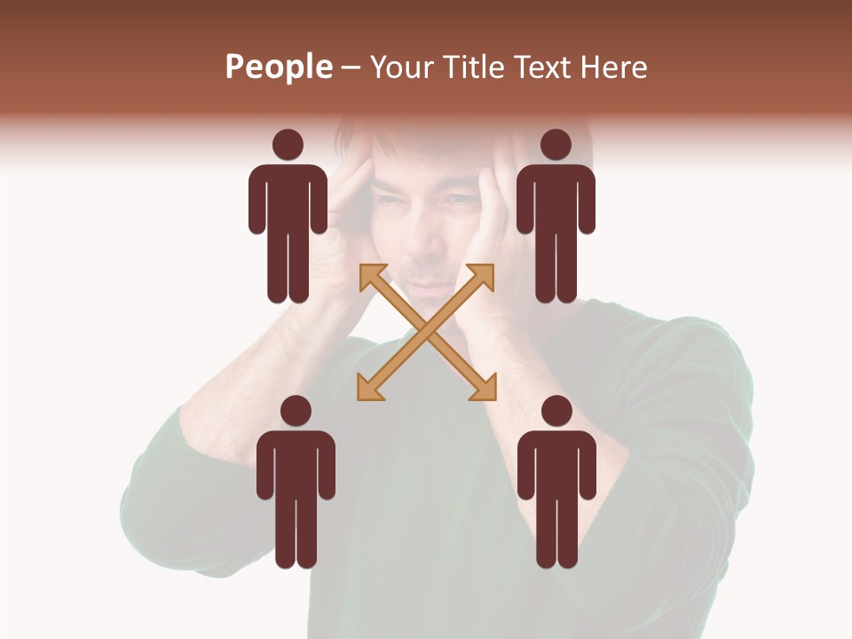 Depression Isolated Casual PowerPoint Template