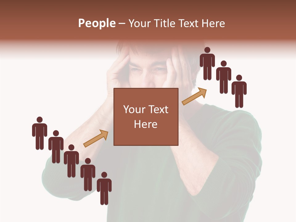 Depression Isolated Casual PowerPoint Template