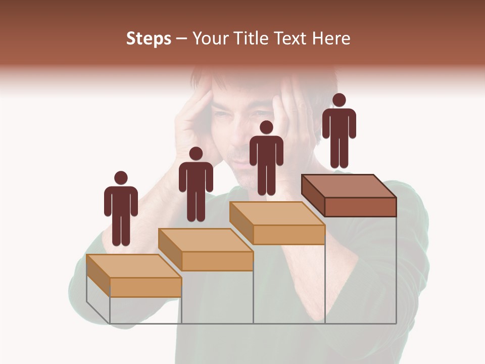 Depression Isolated Casual PowerPoint Template