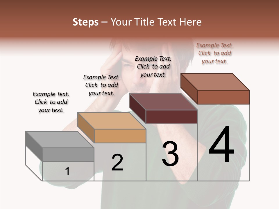 Depression Isolated Casual PowerPoint Template