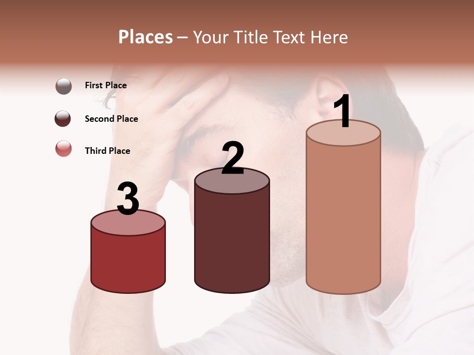 Migraine  Face PowerPoint Template