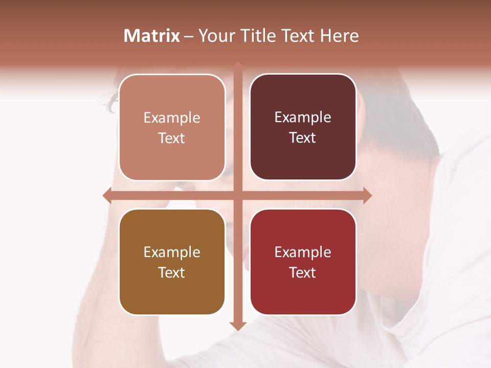 Migraine  Face PowerPoint Template