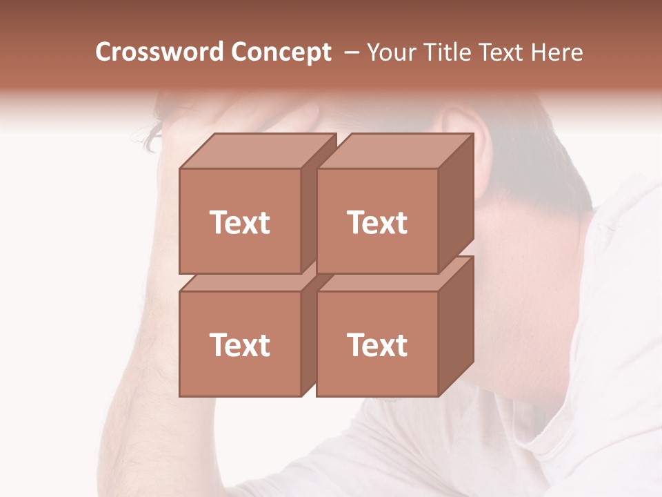 Migraine  Face PowerPoint Template