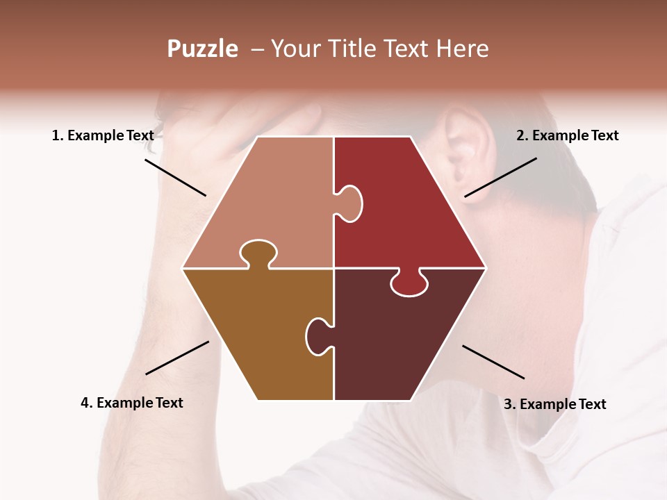 Migraine  Face PowerPoint Template