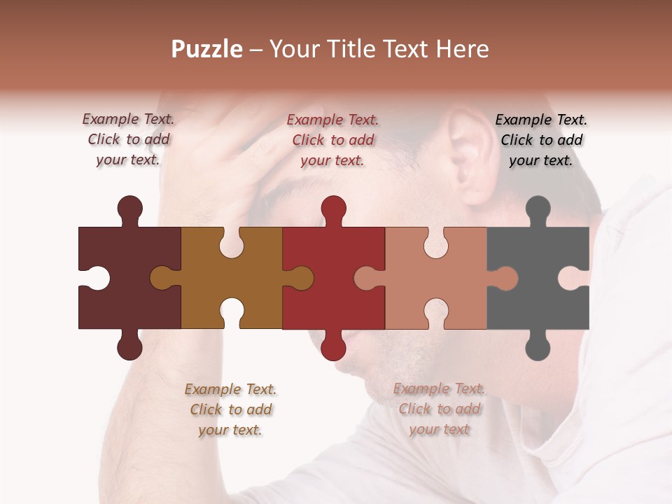 Migraine  Face PowerPoint Template