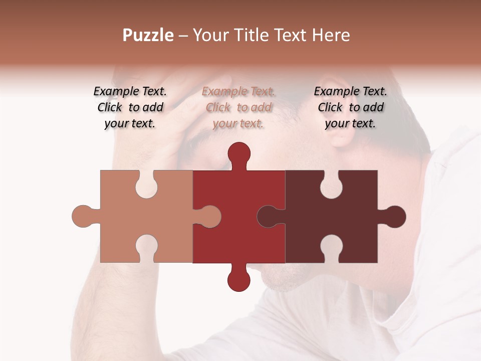 Migraine  Face PowerPoint Template