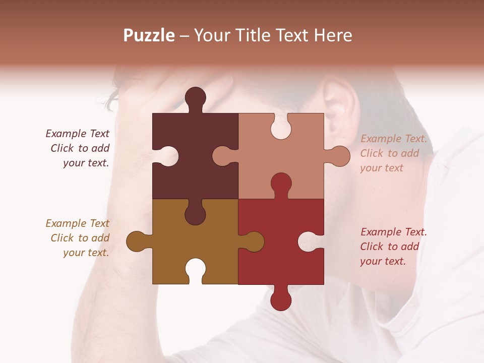 Migraine  Face PowerPoint Template