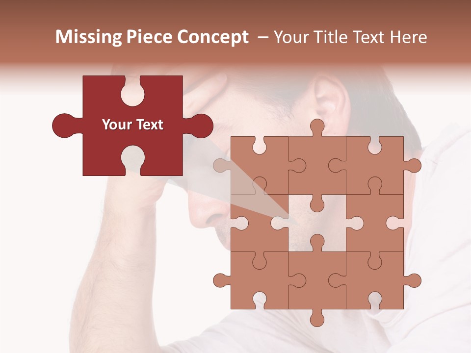 Migraine  Face PowerPoint Template