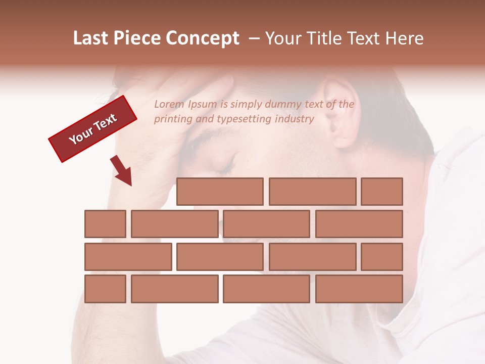 Migraine  Face PowerPoint Template