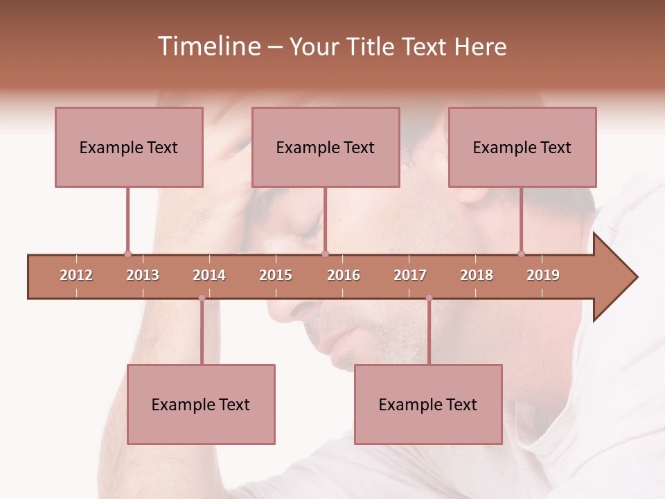 Migraine  Face PowerPoint Template