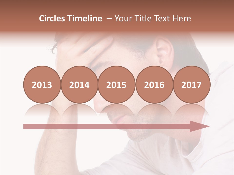 Migraine  Face PowerPoint Template