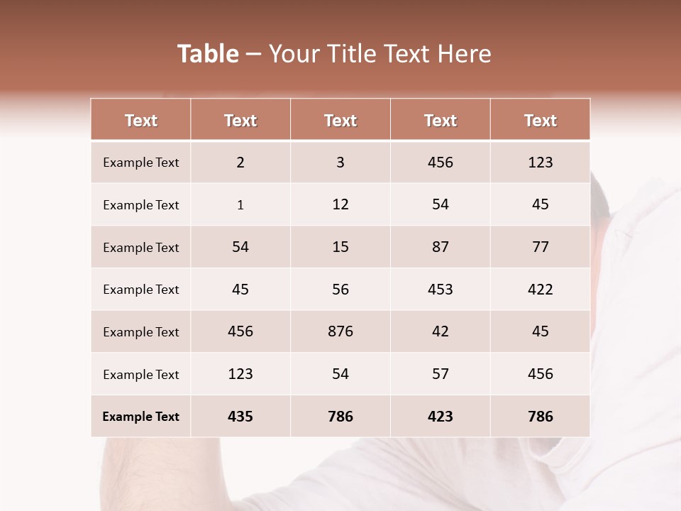 Migraine  Face PowerPoint Template