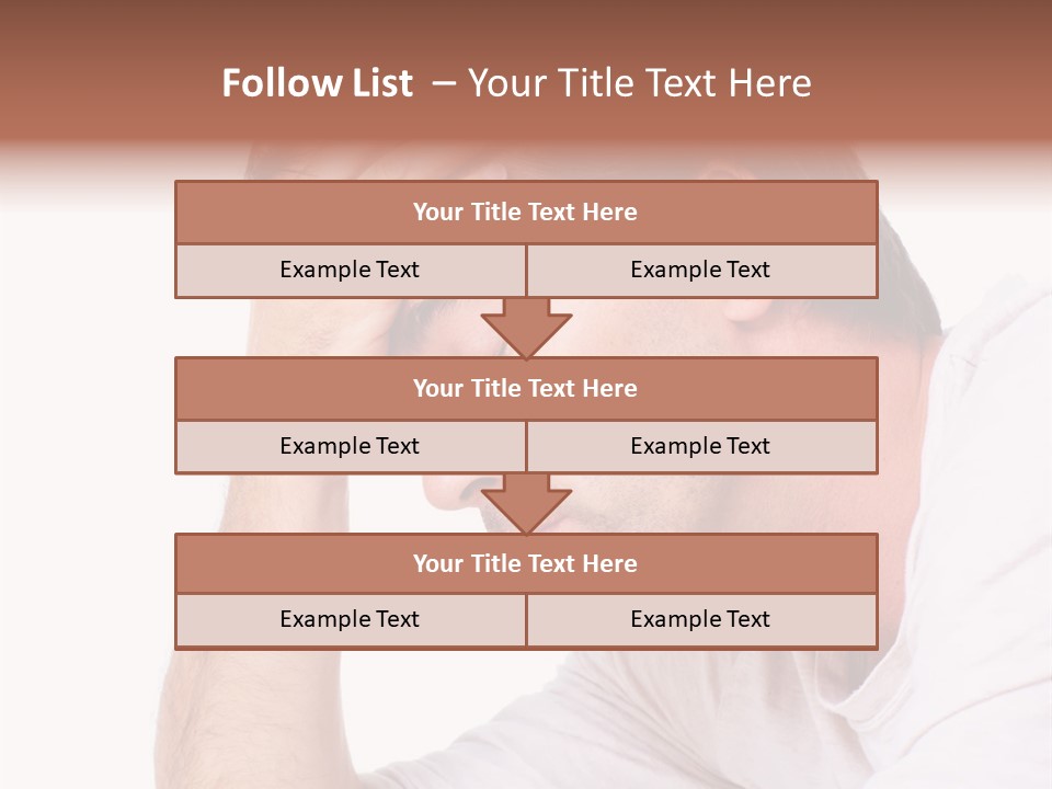 Migraine  Face PowerPoint Template