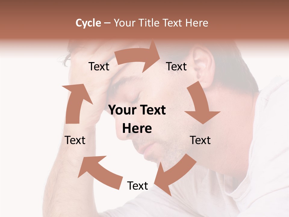Migraine  Face PowerPoint Template