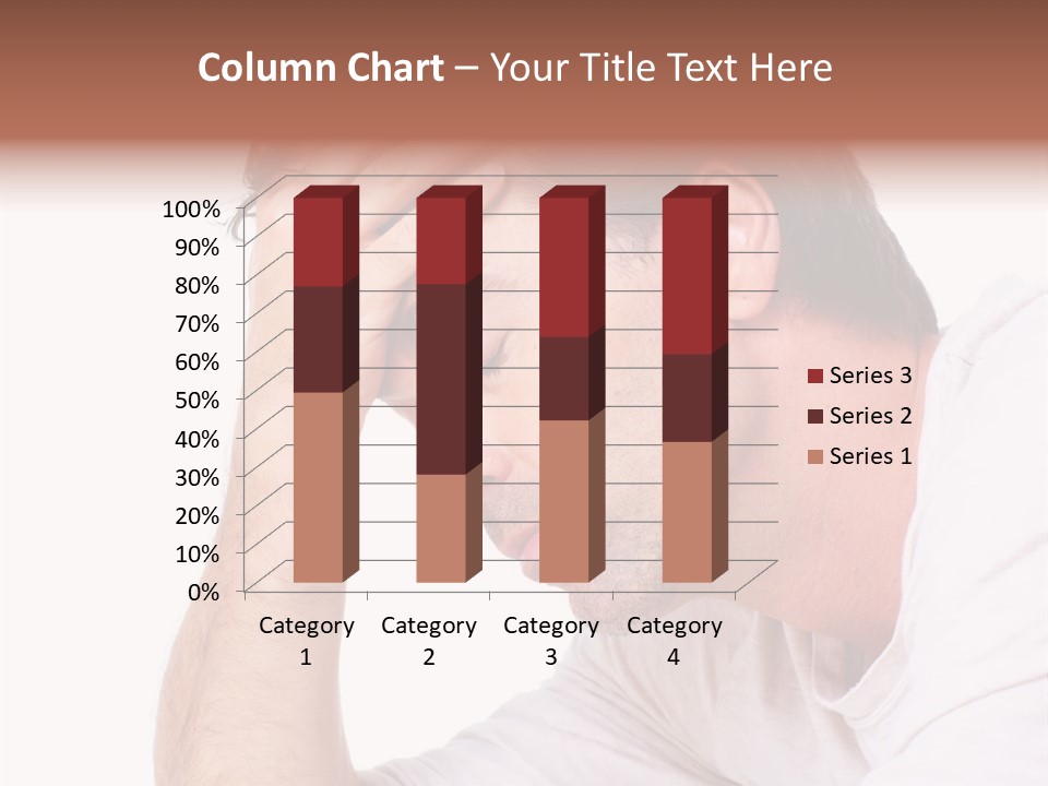 Migraine  Face PowerPoint Template