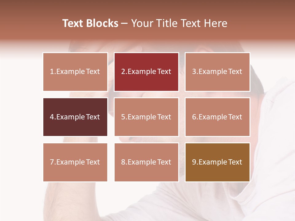 Migraine  Face PowerPoint Template