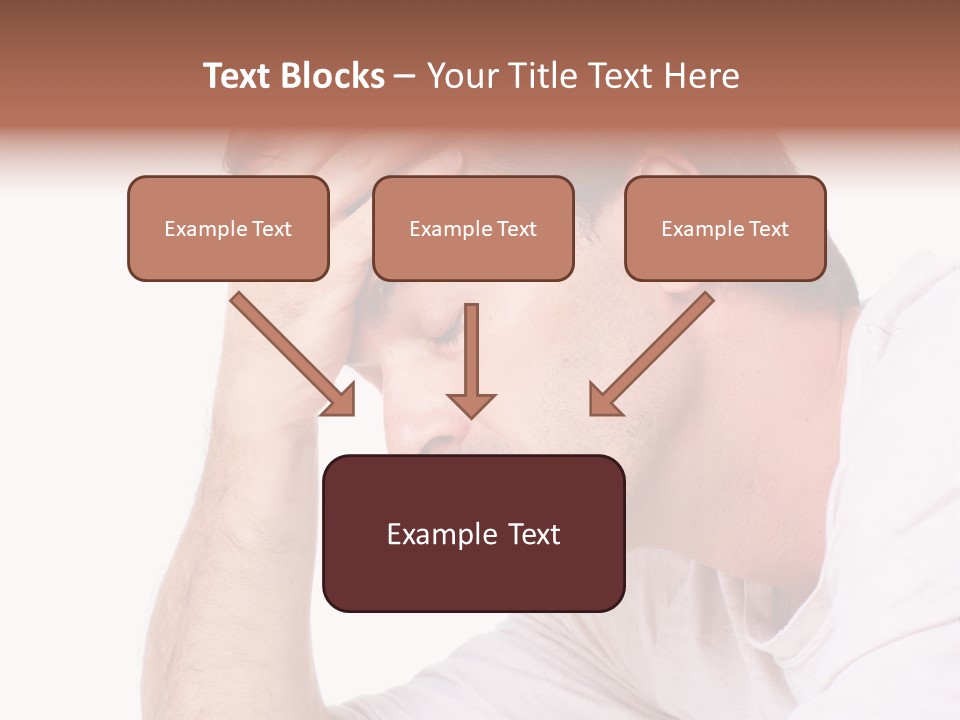 Migraine  Face PowerPoint Template