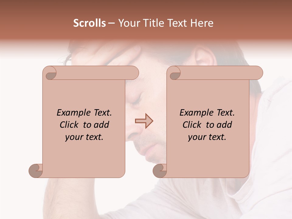 Migraine  Face PowerPoint Template