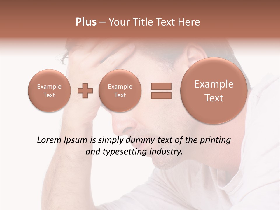 Migraine  Face PowerPoint Template