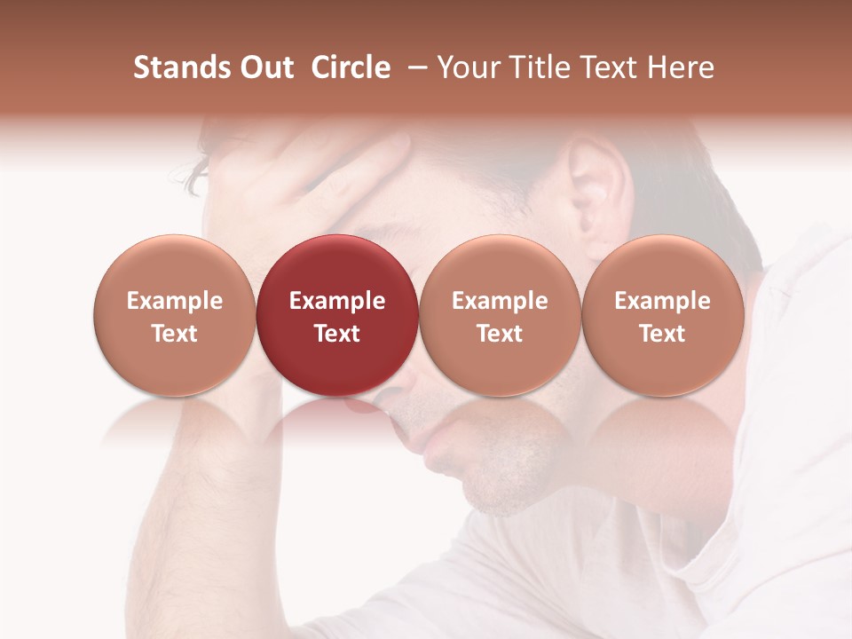 Migraine  Face PowerPoint Template