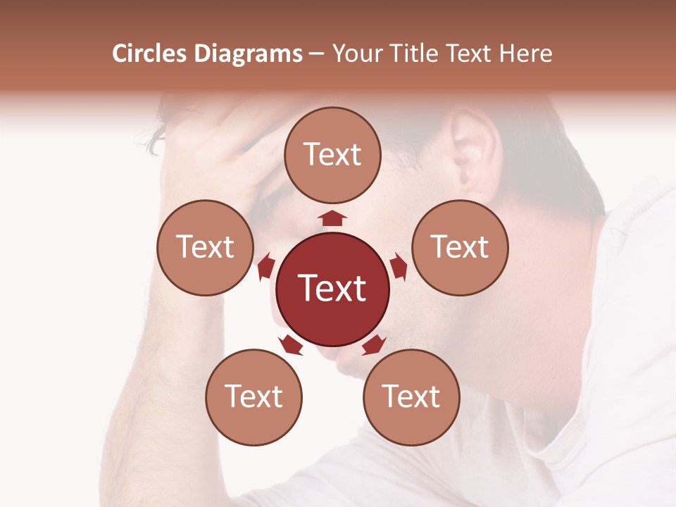 Migraine  Face PowerPoint Template