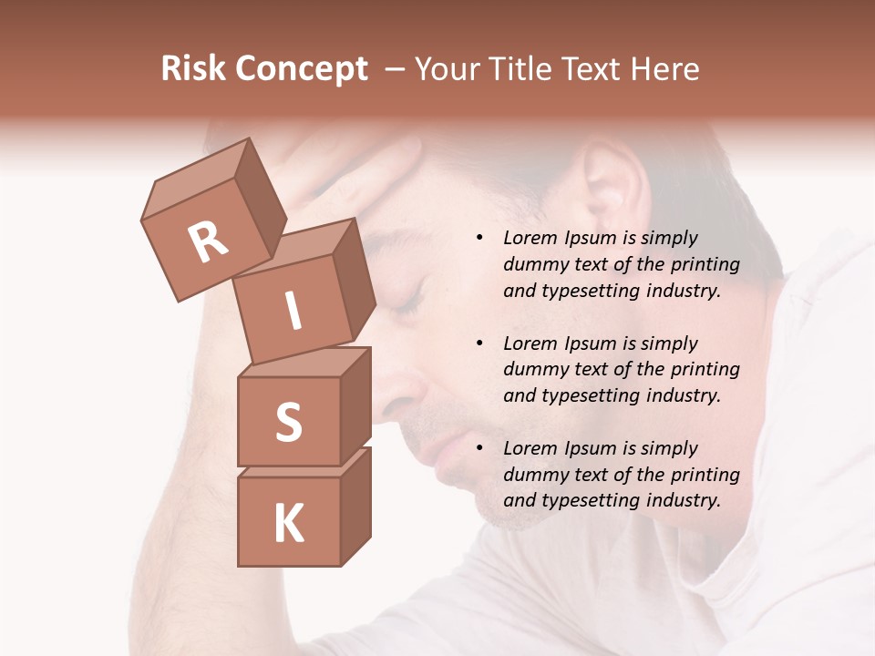 Migraine  Face PowerPoint Template