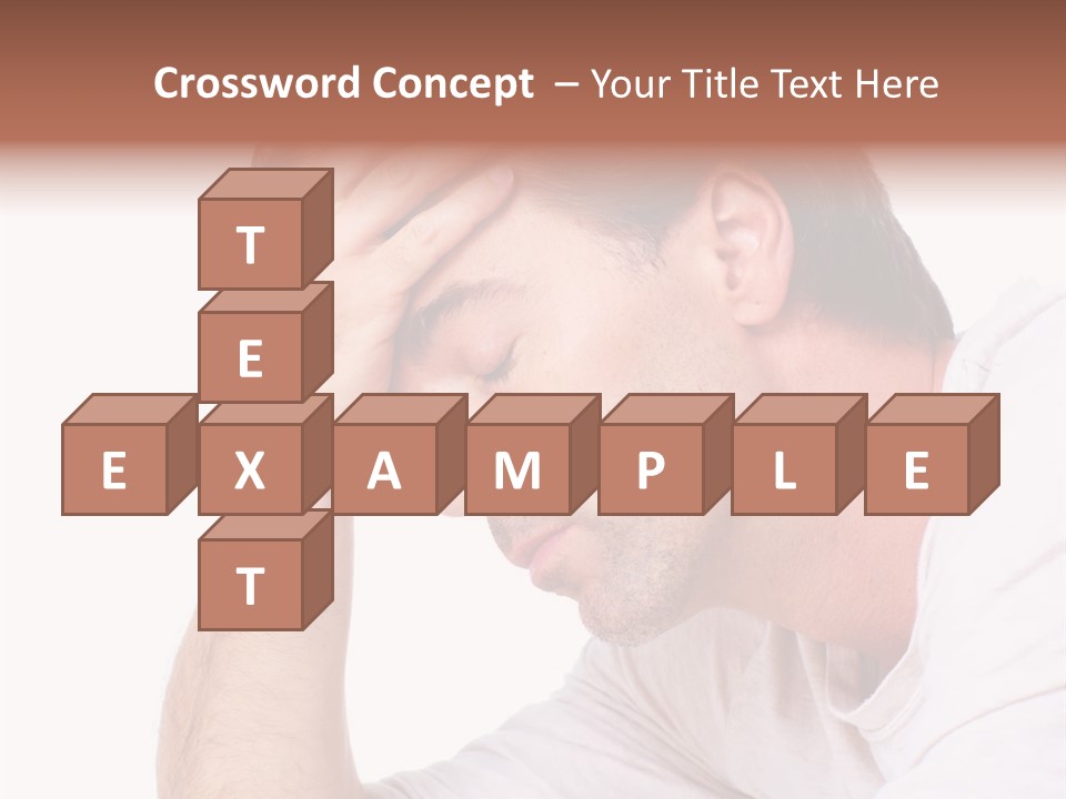 Migraine  Face PowerPoint Template