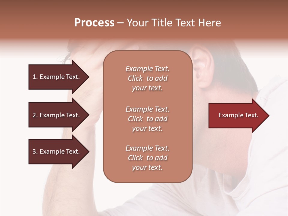 Migraine  Face PowerPoint Template