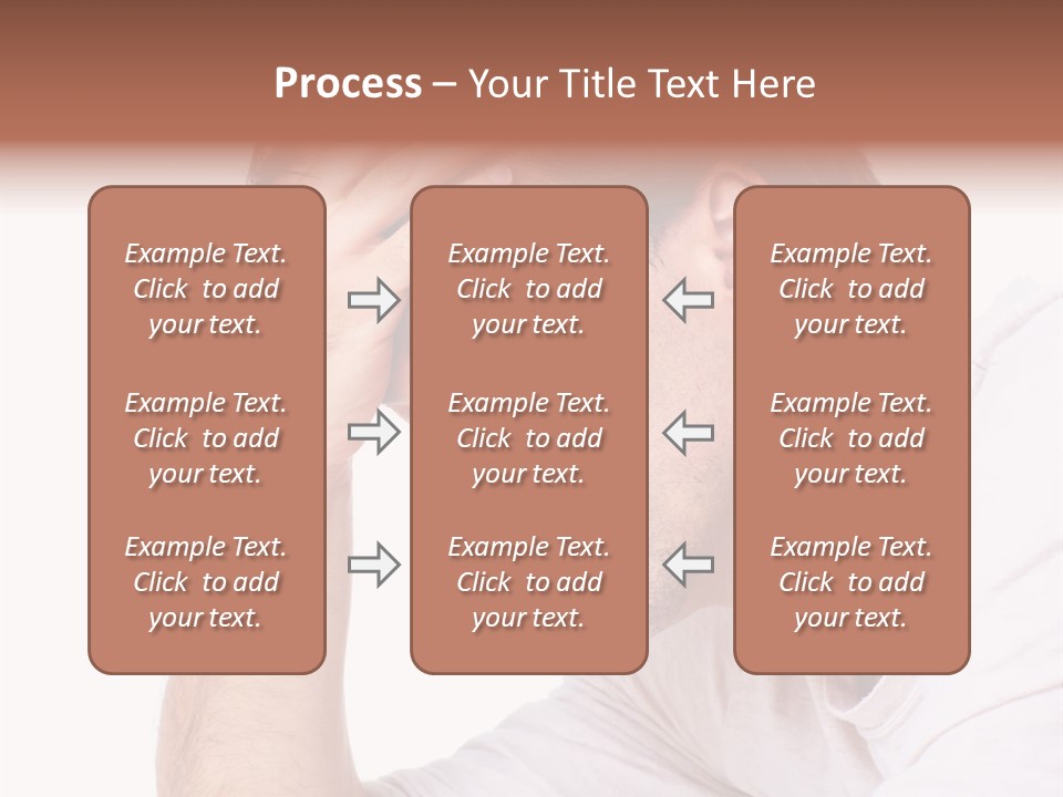 Migraine  Face PowerPoint Template