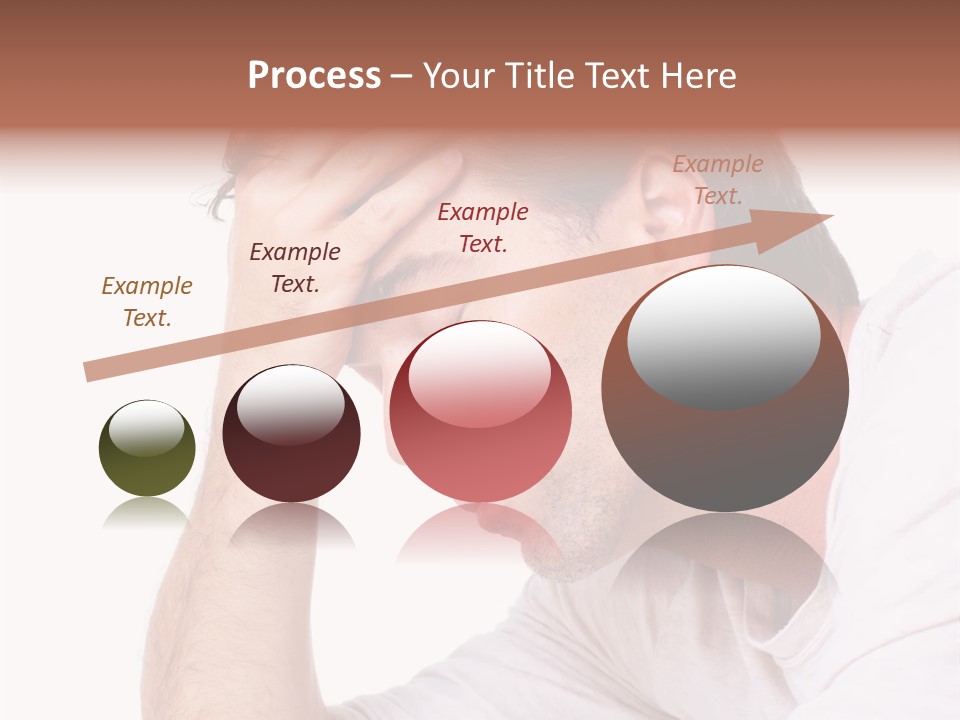 Migraine  Face PowerPoint Template