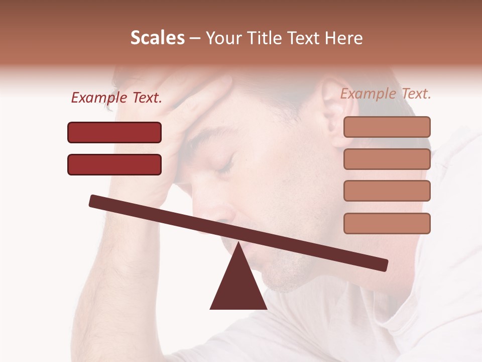 Migraine  Face PowerPoint Template
