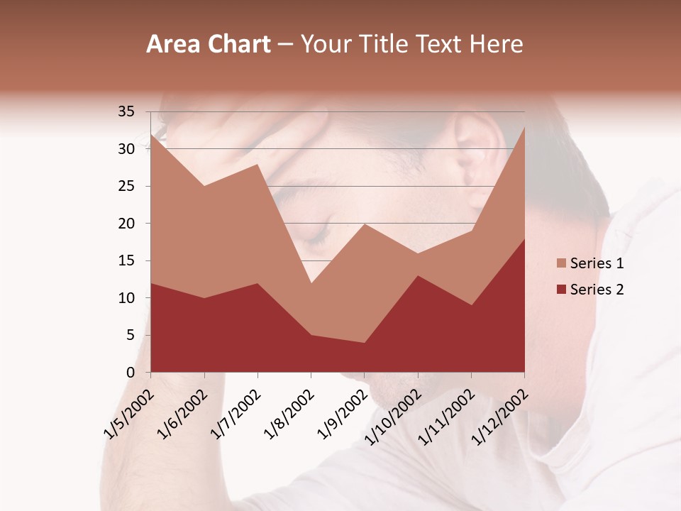 Migraine  Face PowerPoint Template