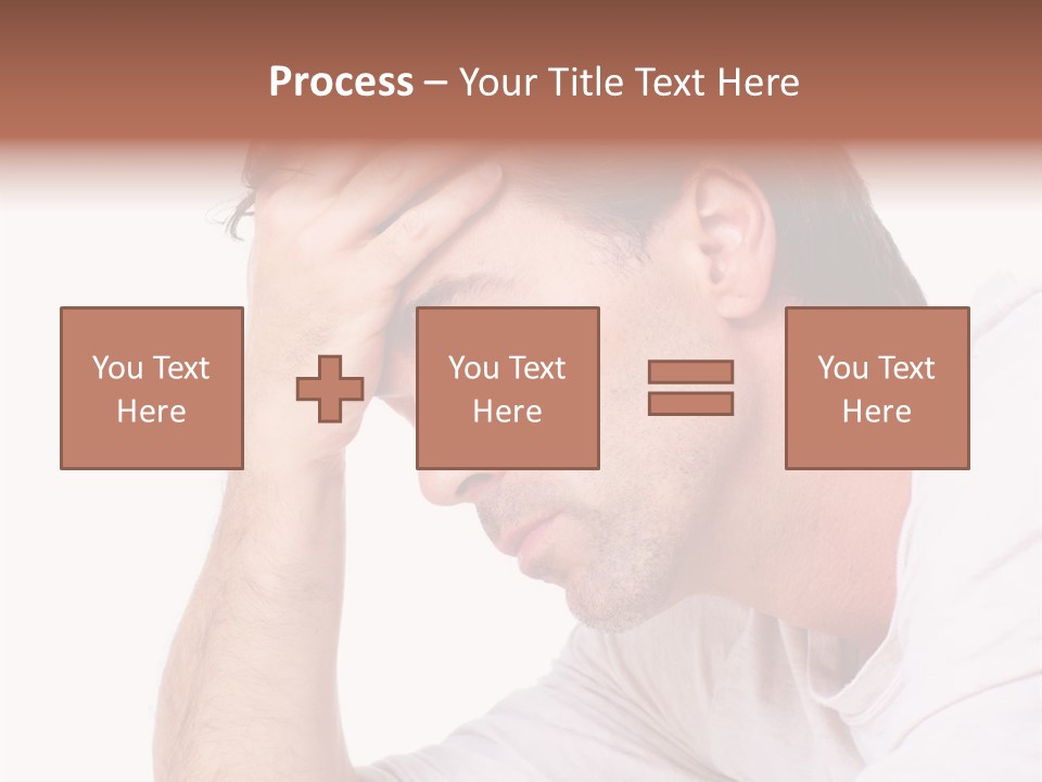 Migraine  Face PowerPoint Template