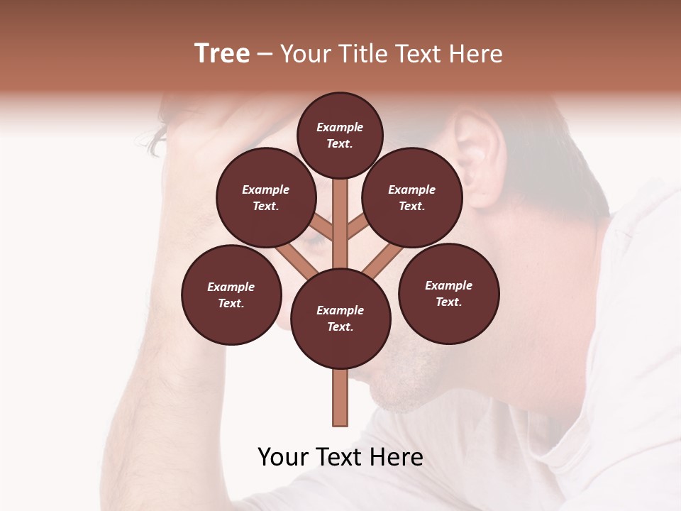 Migraine  Face PowerPoint Template