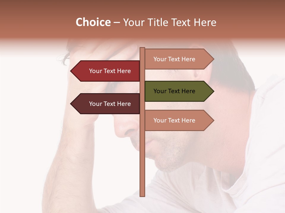 Migraine  Face PowerPoint Template