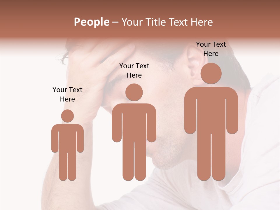 Migraine  Face PowerPoint Template