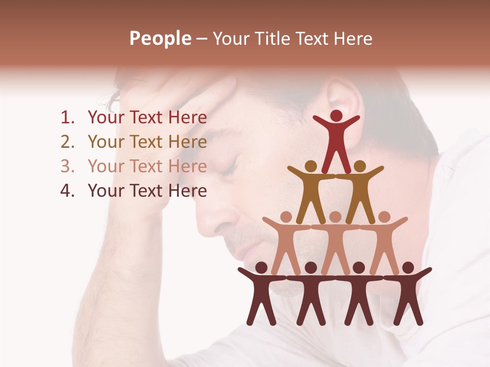 Migraine  Face PowerPoint Template