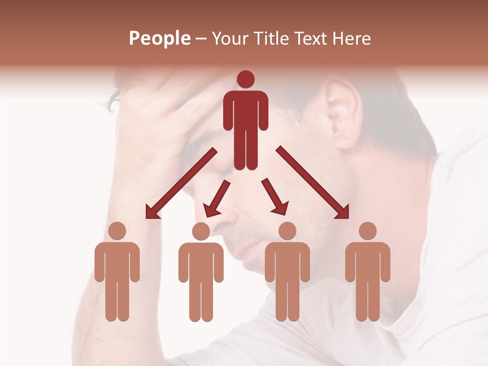 Migraine  Face PowerPoint Template