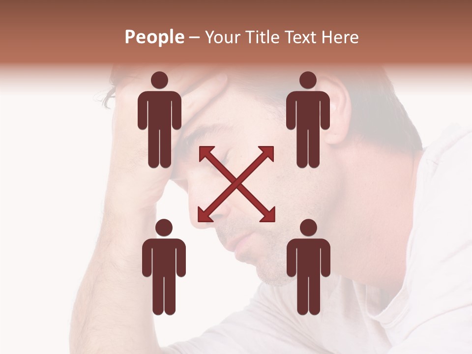 Migraine  Face PowerPoint Template