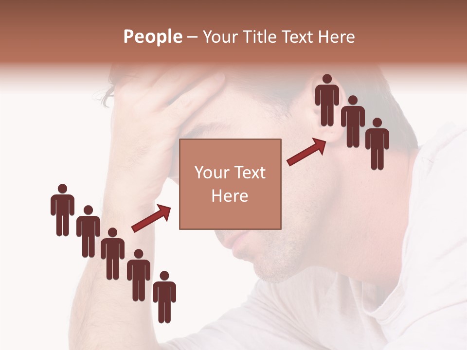 Migraine  Face PowerPoint Template