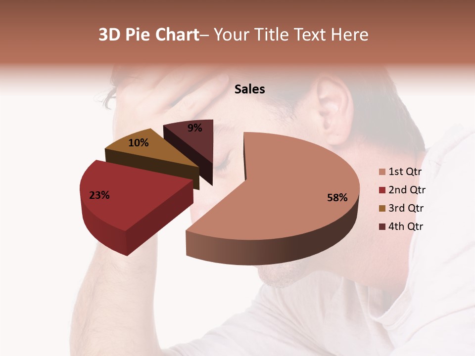 Migraine  Face PowerPoint Template