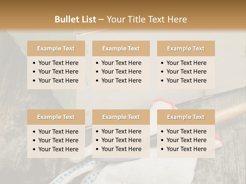 Useful Summer Implement PowerPoint Template