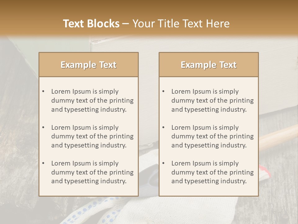 Useful Summer Implement PowerPoint Template