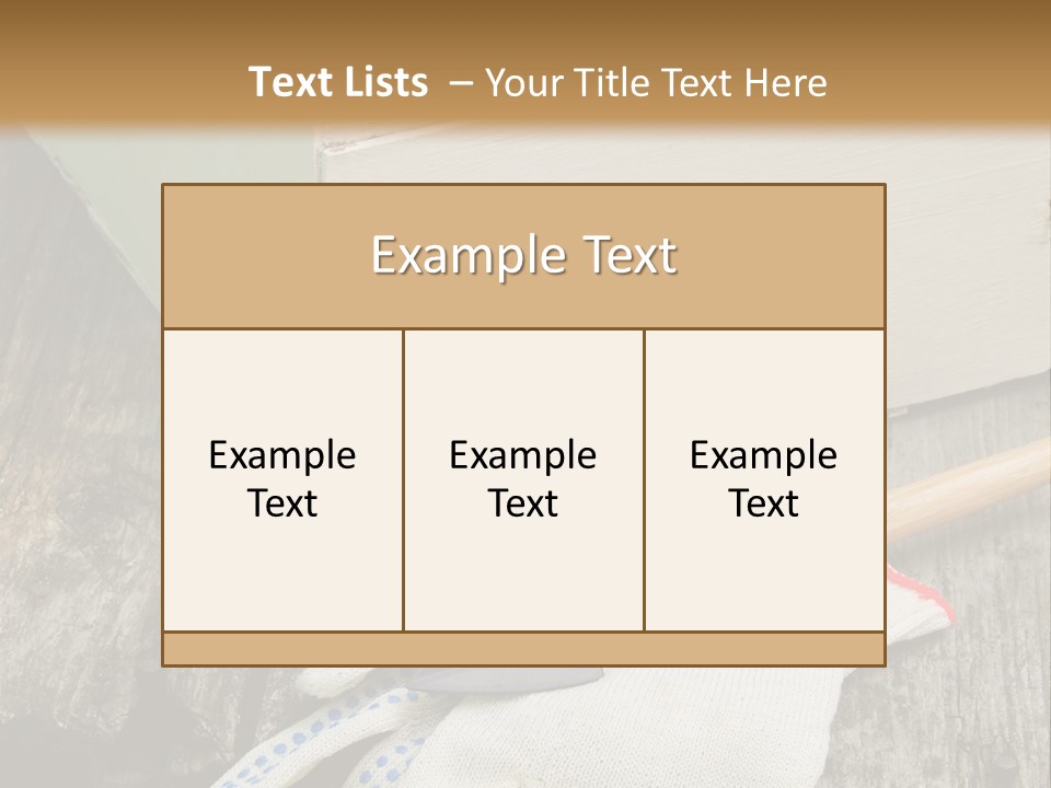 Useful Summer Implement PowerPoint Template