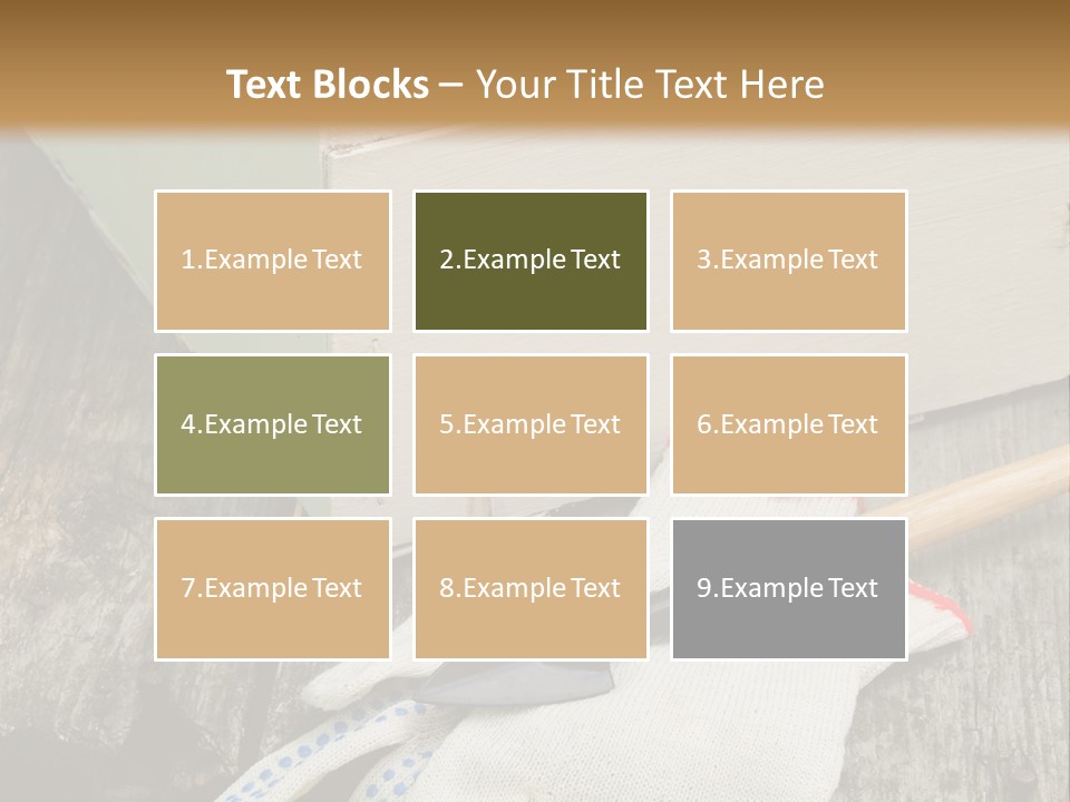 Useful Summer Implement PowerPoint Template