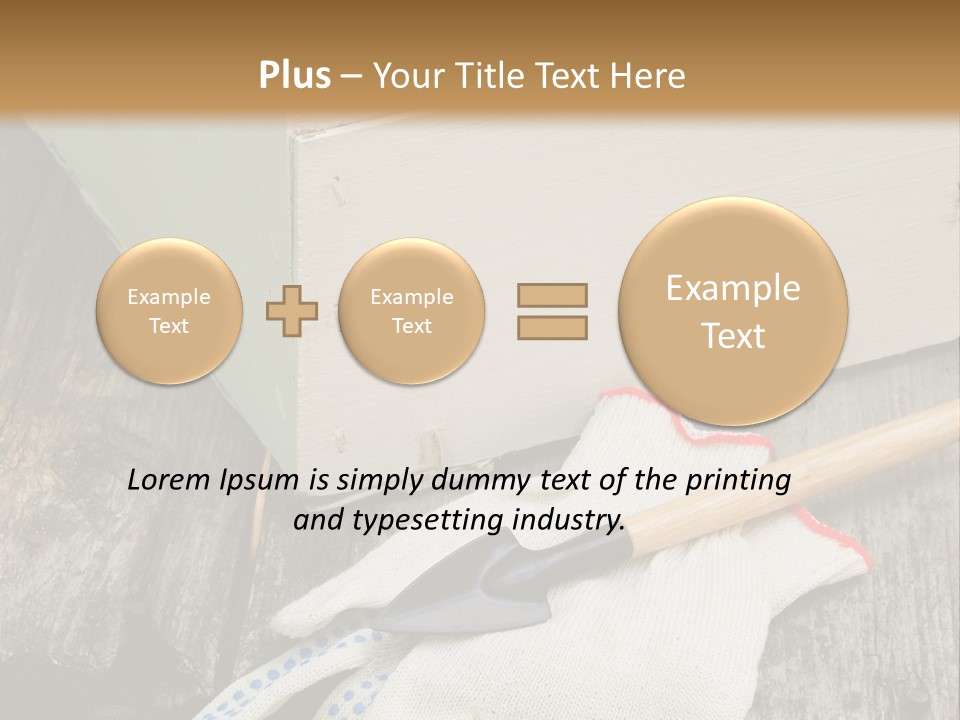 Useful Summer Implement PowerPoint Template