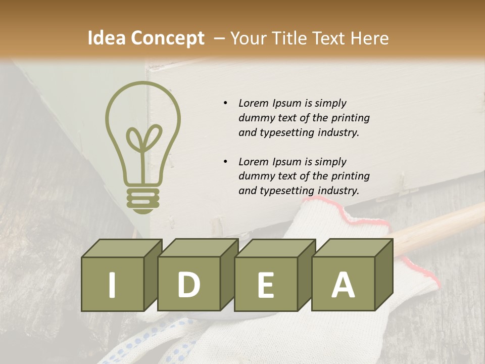 Useful Summer Implement PowerPoint Template